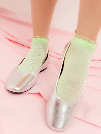 OOLEY | Lot de 2 paires de chaussettes ELEGANT S. Lime/Blanc | hellgrün